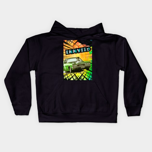 Ennveed Muscle Car Kids Hoodie by Dojaja